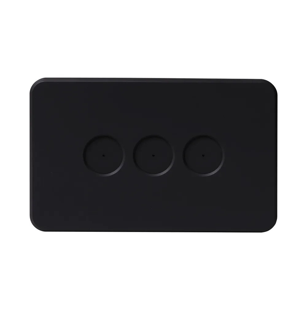 SAL AMBIENCE FACE PLATE 1 GANG SEMI GLOSS - BLACK