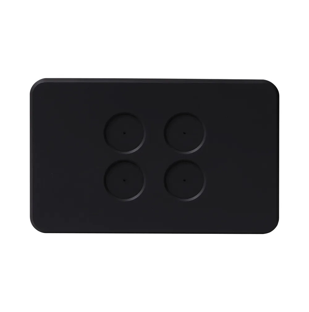 SAL AMBIENCE FACE PLATE 1 GANG SEMI GLOSS - BLACK