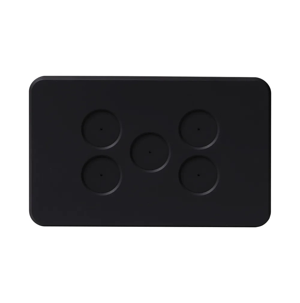 SAL AMBIENCE FACE PLATE 1 GANG SEMI GLOSS - BLACK