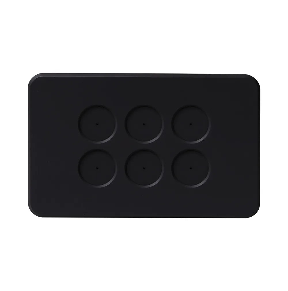 SAL AMBIENCE FACE PLATE 1 GANG SEMI GLOSS - BLACK