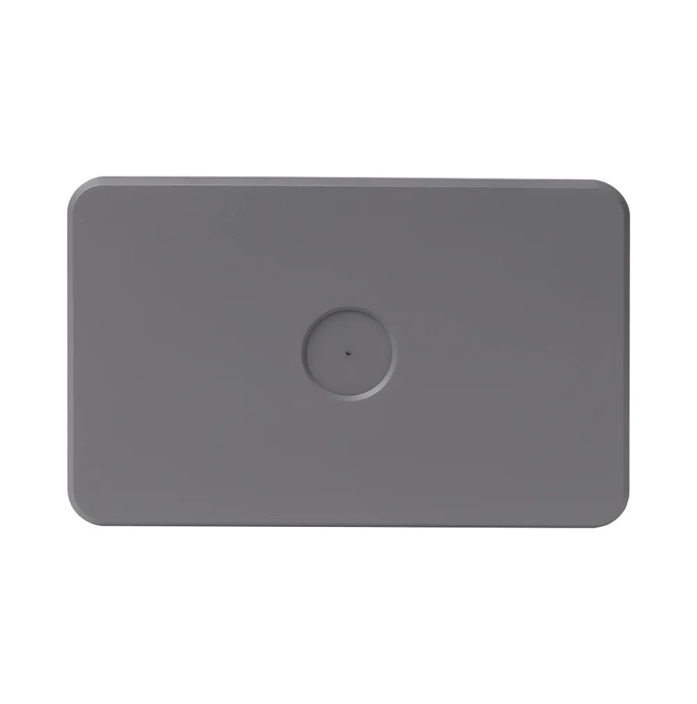 SAL AMBIENCE FACE PLATE 1 GANG SEMI - GLOSS GREY