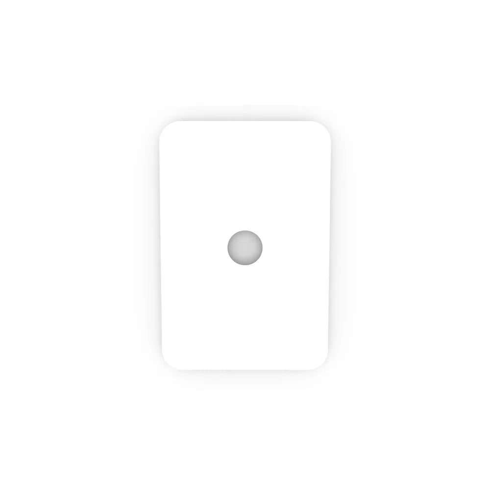 SAL AMBIENCE LARGE FACE PLATE GANG - GLOSS WHITE