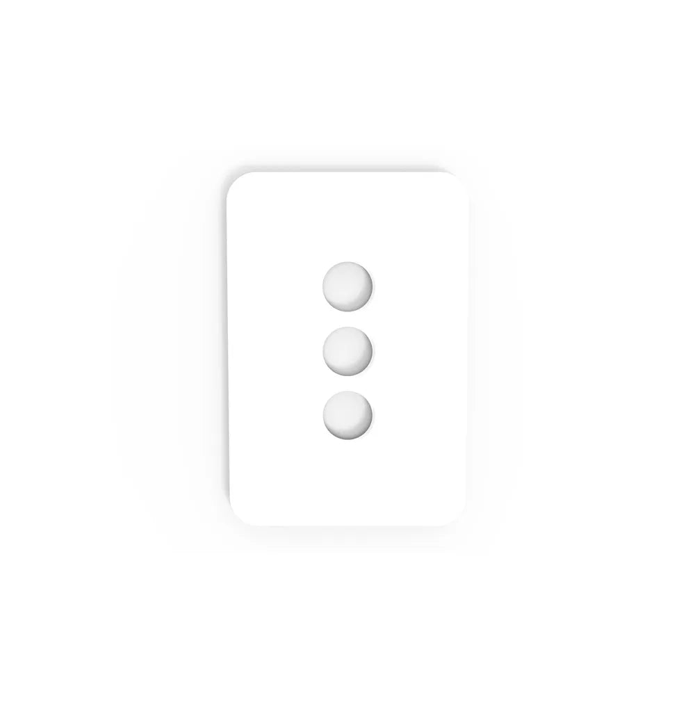 SAL AMBIENCE FACE PLATE 1 GANG - GLOSS WHITE