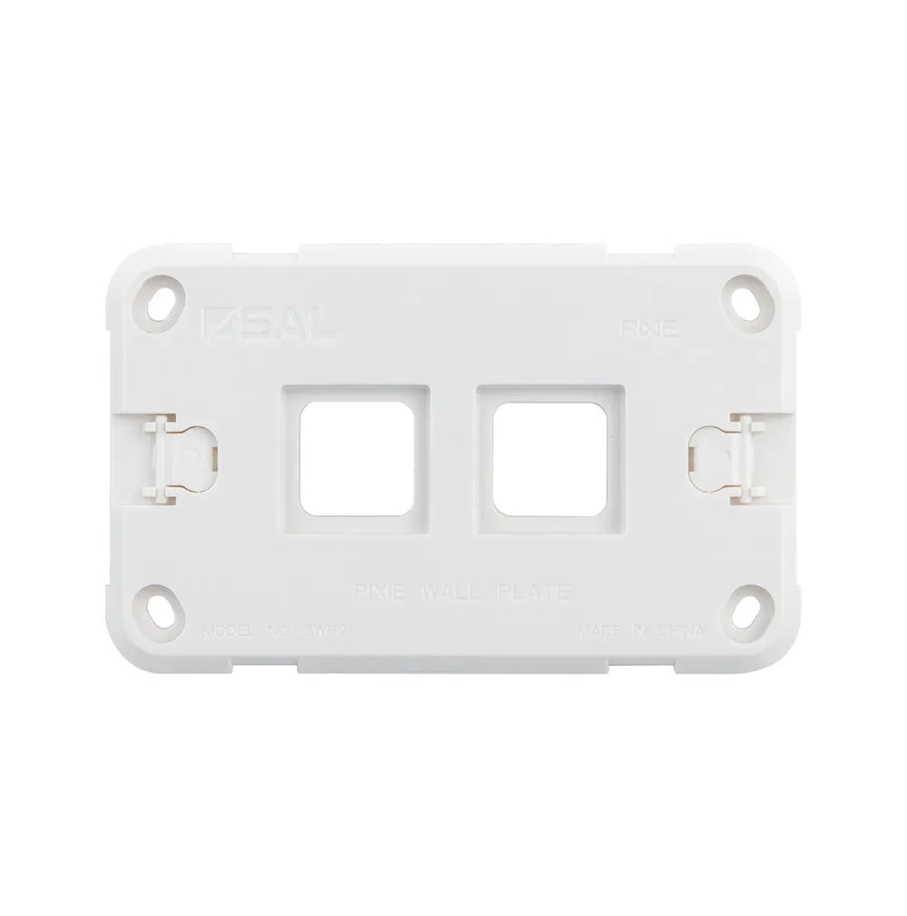 SAL AMBIENCE WALL PLATE GANG - WHITE