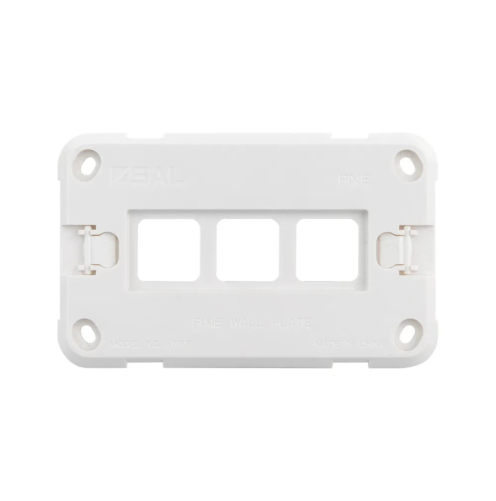 SAL AMBIENCE WALL PLATE GANG - WHITE