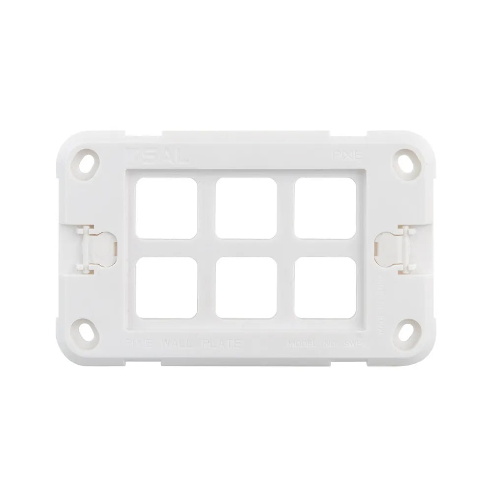 SAL AMBIENCE WALL PLATE GANG - WHITE