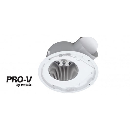 Airbus 250 - 296mm Cut-Out Premium Quality Side Ducted Exhaust Fan - Body Only - With Inbuilt 1-25 Min Timer, 4 Pin Plug and Socket Included