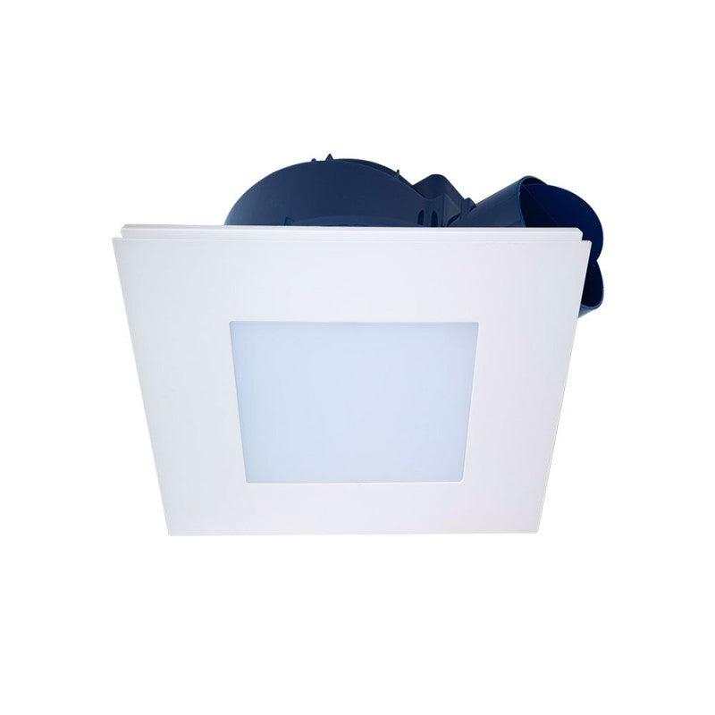 AIRBUS EC 200 Energy efficient Exhaust Fan, 10W Tri Color LED - Square - White