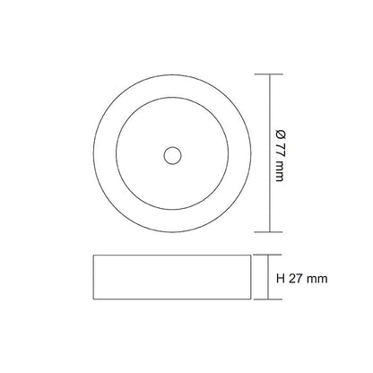 ANOVA S9105 SR - 4W Compact surface mount LED cabinet luminaire