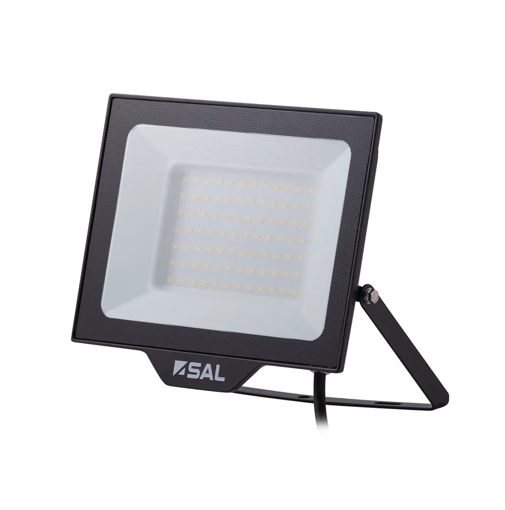 SAL LED FLOODLIGHT BRIGHTSTAR ECO 240V 15W 5K IP65 BLACK  *