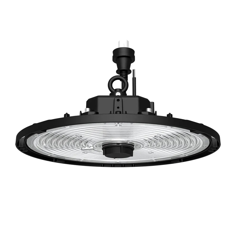 SAL LED HIGHBAY UFO 80W 5K 1-10V DIMMABLE IP65 BLK 1.5M F&P