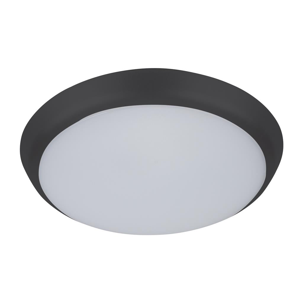 Solar-Rd-200 15w LED Oyster Black