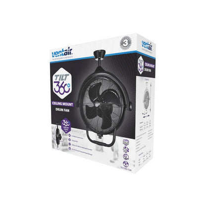 Tilt360 - Ceiling Drum Fan