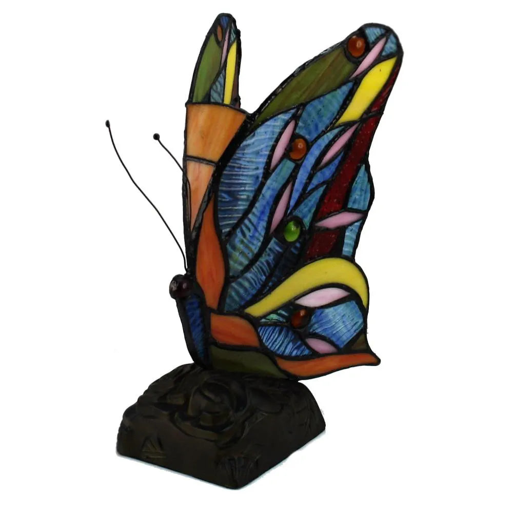 Leadlight Table Lamp Butterfly
