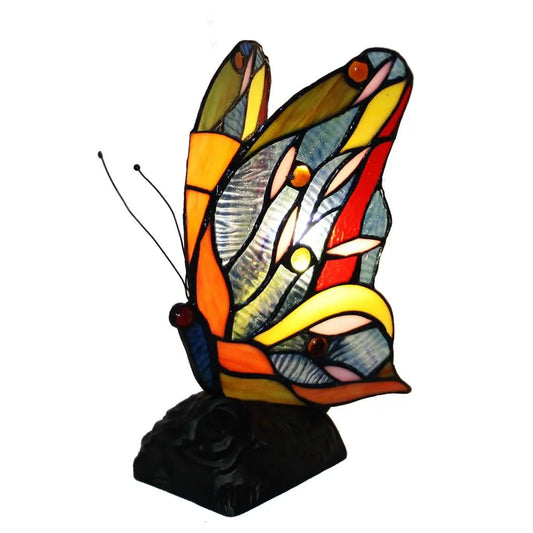 Leadlight Table Lamp Butterfly