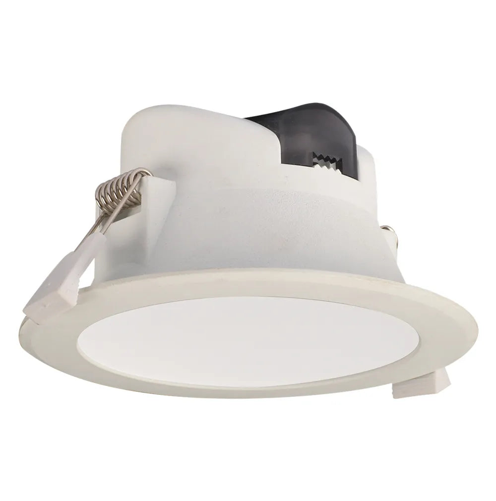 SAL LED D/LIGHT 8W 3/4/5.7K DIM. IP44 WHITE F&P FLICKERGUARD