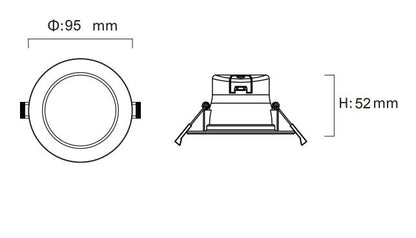 7w Smd Downlight Kit