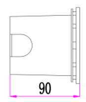 13w LED Brick Light 13306 White