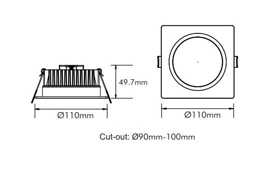 12w LED Downlight