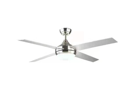 Ceiling Fan With LED Light - Silver