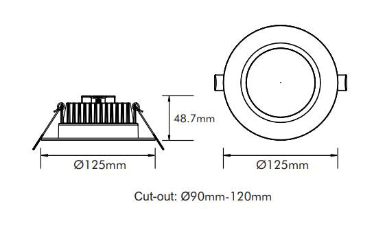 15w LED Downlight Sch