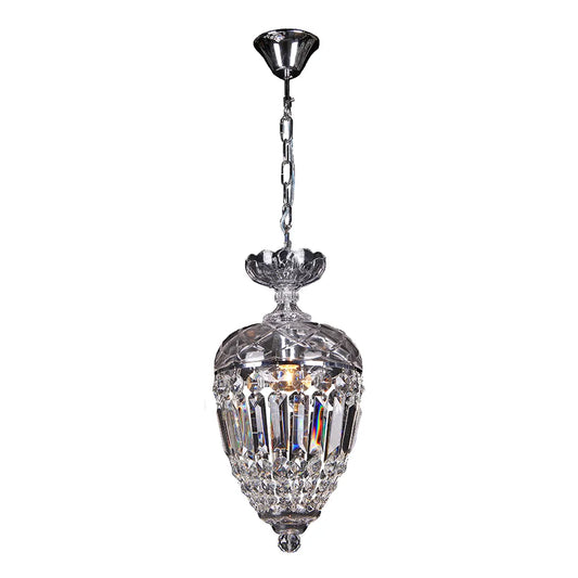 Mozart 1 Light Crystal Pendant