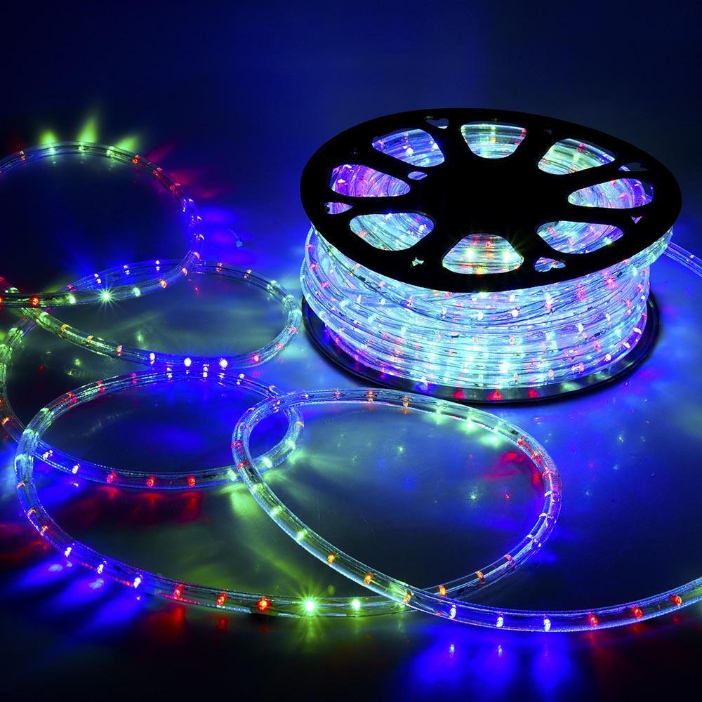 10m LED Rope Light - Plug In - Connectable Up To 50m - 8 Colour Options