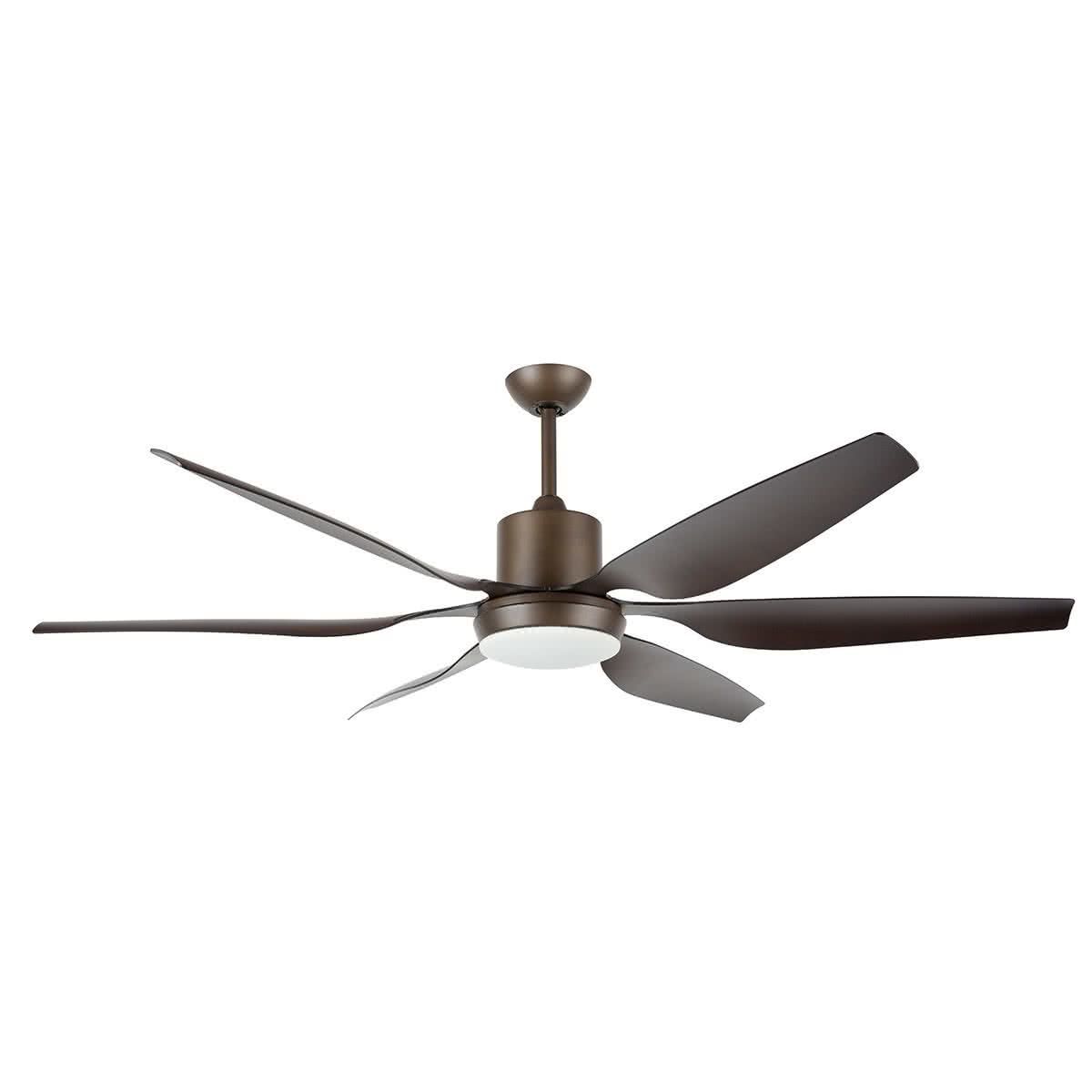 Aviator 66" DC Abs 6 Blade Ceiling Fan With Light & Remote