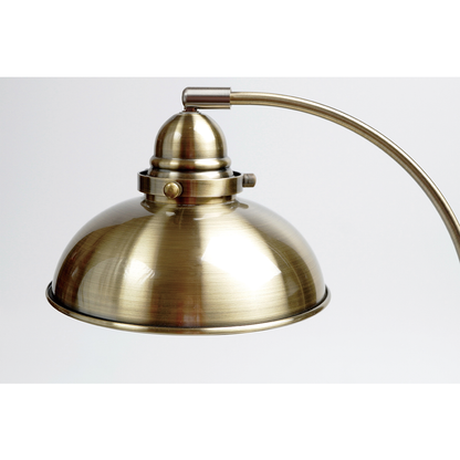 Manor Metal Table Lamp - Weathered Brass