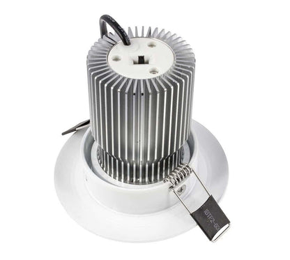 Luxor 10w LED Tri Colour Gimble Downlight