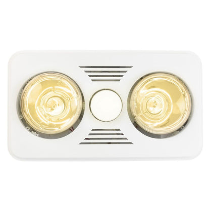 Velocity Ii Duo 3 In 1 Bathroom Heat Light Exhaust Fan