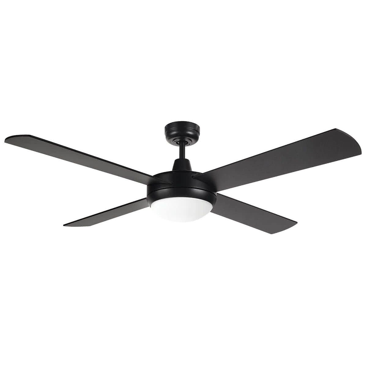 Tempest 52" Timber 4 Blade Ceiling Fan With 18w LED Tri Colour Light