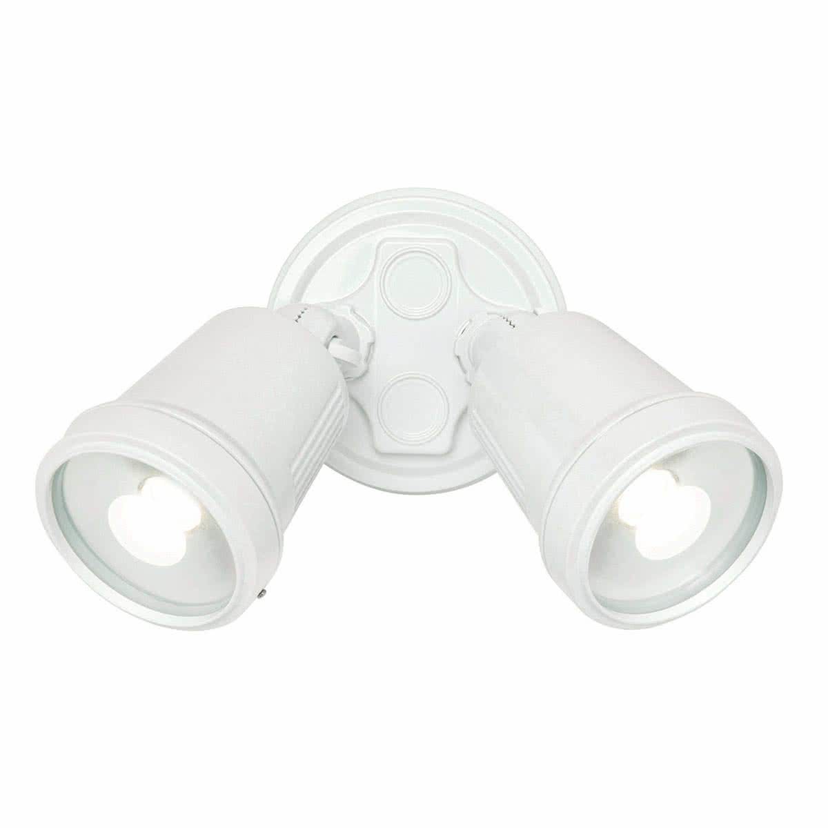 Hunter Trio 22w LED Tri Colour Twin Head Outdoor Spotlight