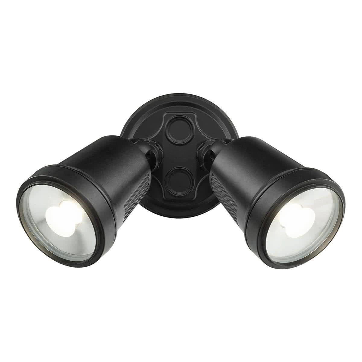 Hunter Trio 22w LED Tri Colour Twin Head Outdoor Spotlight