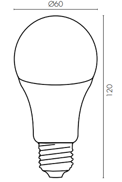 9 Watt A60 B22 LED CCT Smart Wifi Globe