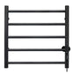 5 Bar Round Heated Towel Rail With Timer - Hardwired Model