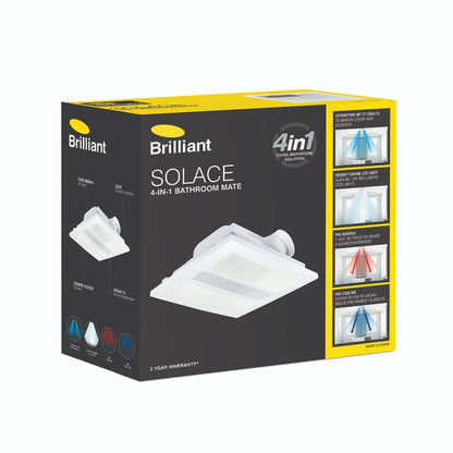 Solace 4 In 1 Bathroom Mate Heater Exhaust Fan Light
