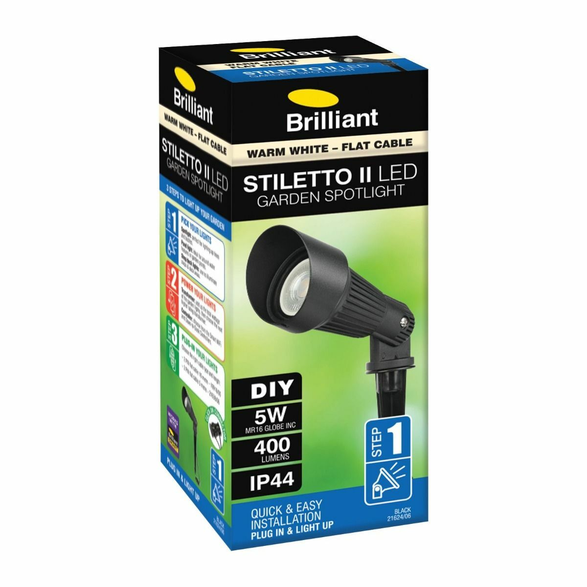 Stiletto Ii 12v 5w LED Aluminium Garden Spike Light