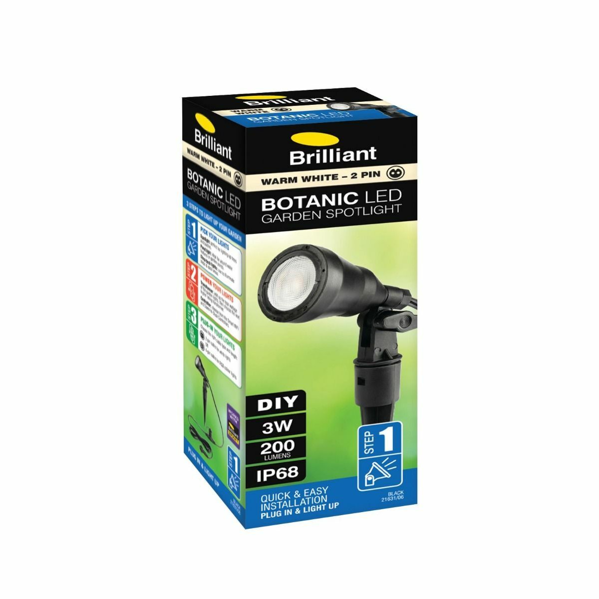 Botanic 3w LED Garden Spike Light