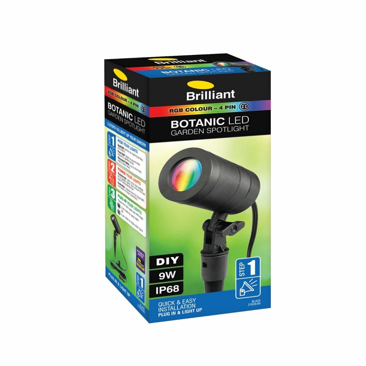 Botanic 9w LED Rgb Garden Spike Light