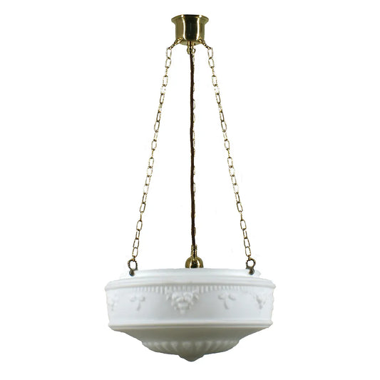 Senator 14" 3 Chain Susp Brown Cloth