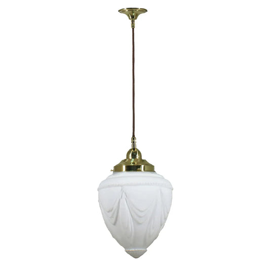 Empire 8" Cloth Brown Cord Susp