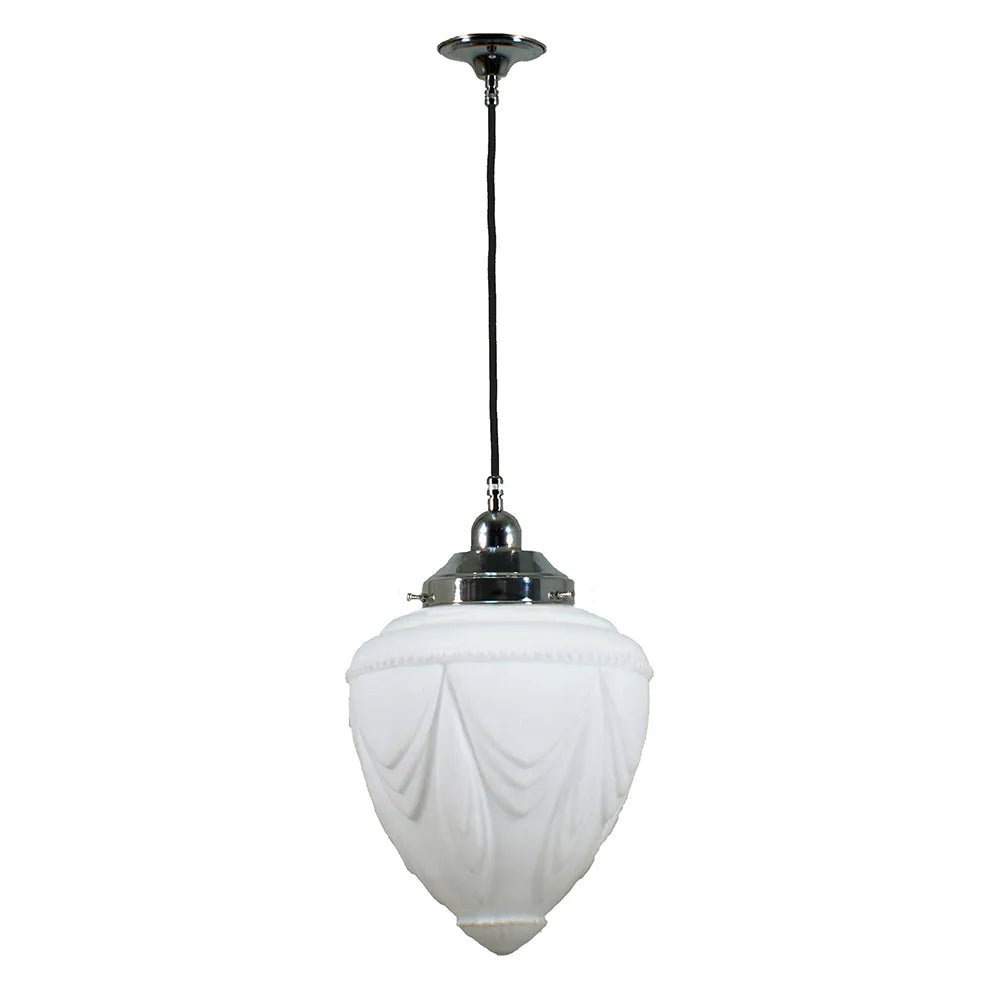 Empire 8" Cloth Black Cord Susp