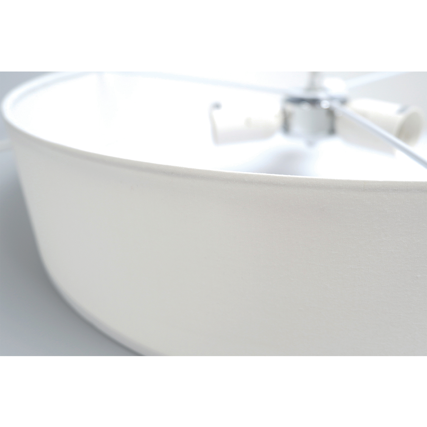 Mara Drum Pendant Light - White