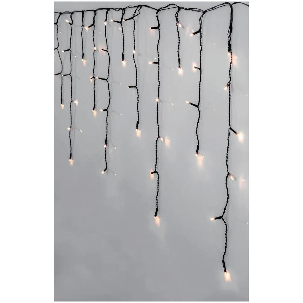 Icicle Lights X960 Led Crisp White 24M X 55Cm