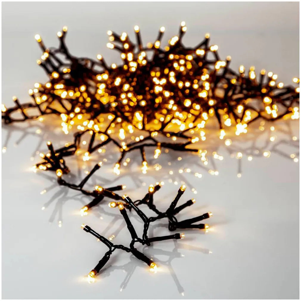 800 LED Fairy Lights - Warm White - 16m