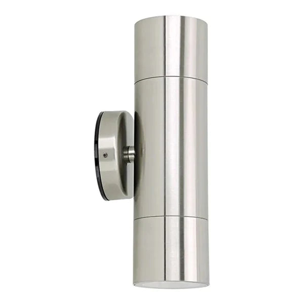 Round Up/Down Wall Pillar Light 316 S/Steel