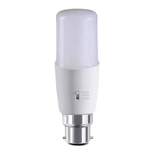 9w T37 Tri-Colour LED Lamp-B22-Dim
