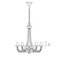 Zanzibar Chandelier Light - Satin Chrome