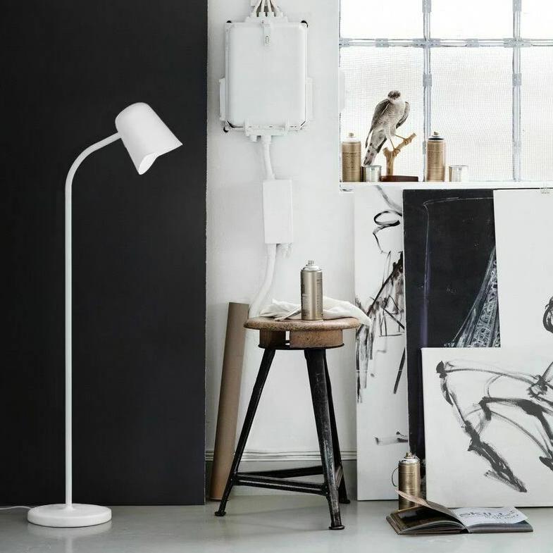 Peggy Adjustable Floor Lamp - White